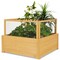 Raised Garden Bed Guard Fence Wooden Garden Box With 9 Grids And Critter